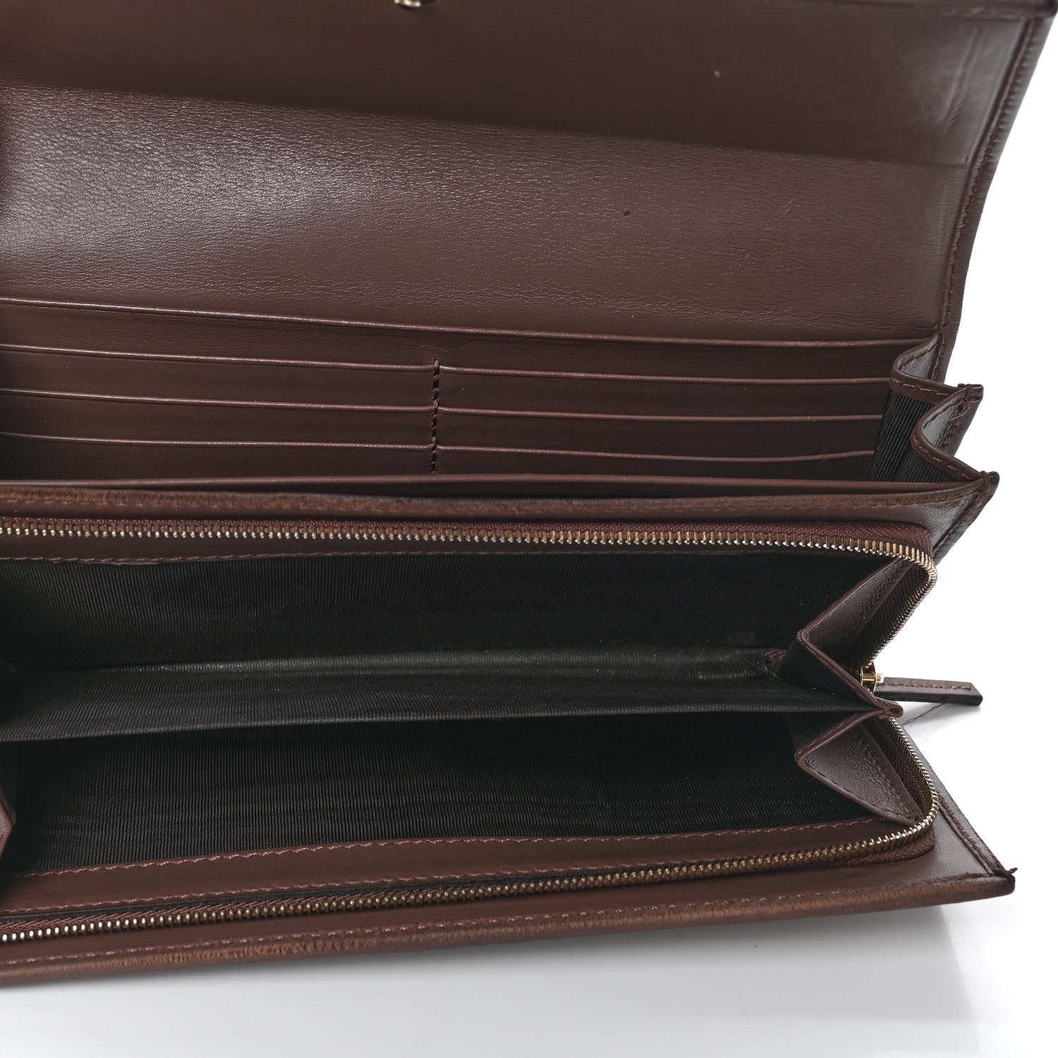 Gucci Monogram Sukey Continental Wallet Dark Brown 5 of 8