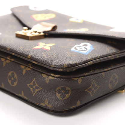 Louis Vuitton Monogram Love Lock Pochette Metis 7 of 9