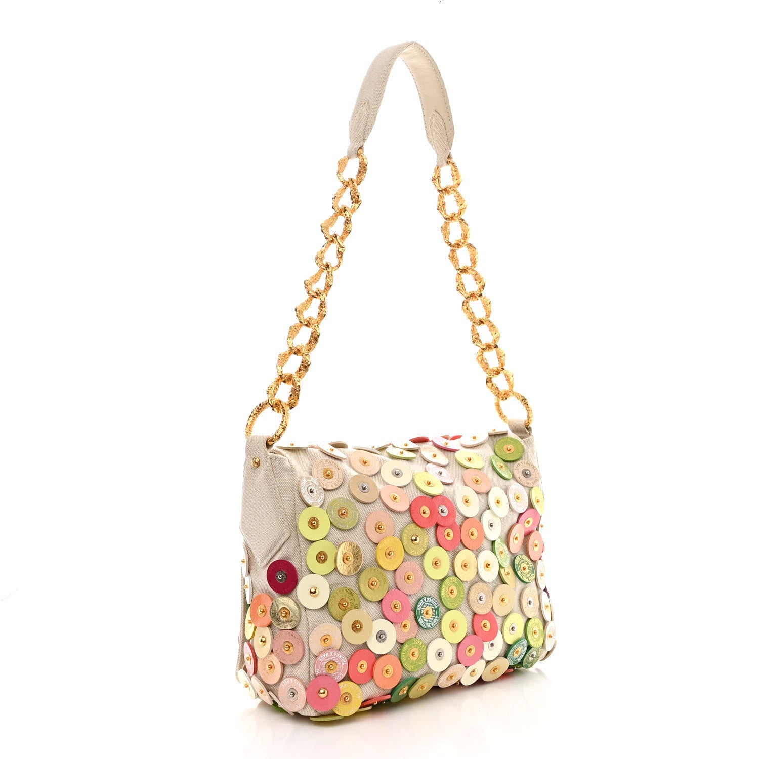 Louis Vuitton Polka Dot Fleurs Viviane 3 of 10
