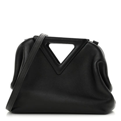 Bottega Veneta Calfskin Small The Point Triangle Bag Black 1 of 11