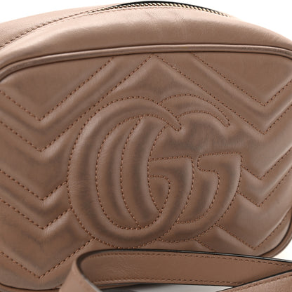 Gucci Calfskin Matelasse Mini GG Marmont Chain Shoulder Bag Porcelain Rose 11 of 11