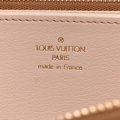 Louis Vuitton Ostrich Zippy Beige 6 of 8