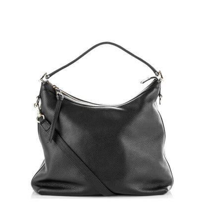 Gucci Pebbled Calfskin Small Miss GG Hobo Black 1 of 7