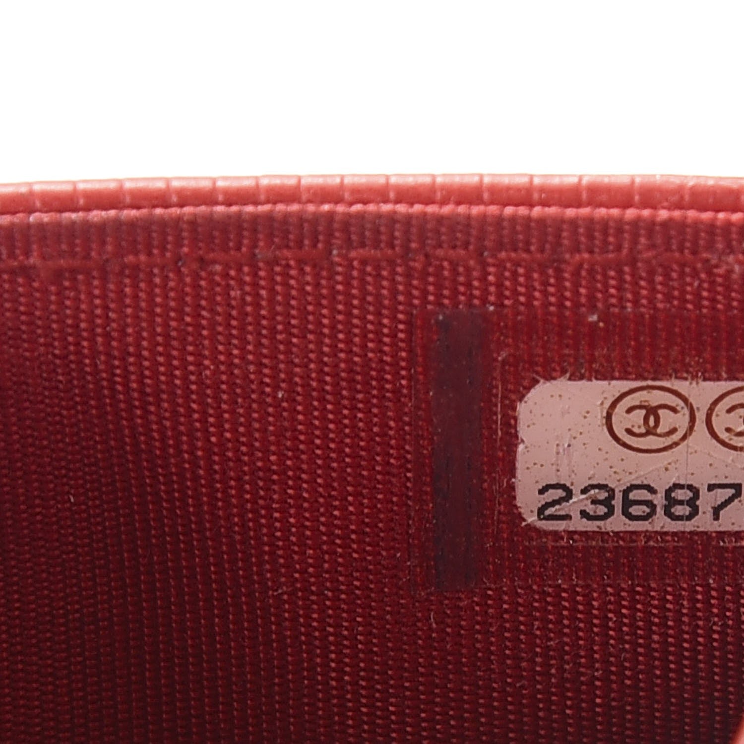 Chanel Lizard Card Holder Red 8 of 14