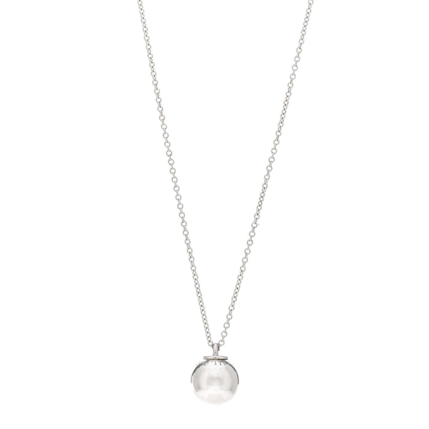 Sterling Silver 12.75mm HardWear Ball Pendant Necklace