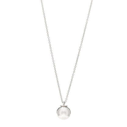Tiffany Sterling Silver 12.75mm HardWear Ball Pendant Necklace 1 of 5
