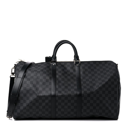 Louis Vuitton Damier Graphite Keepall Bandouliere 55 1 of 8
