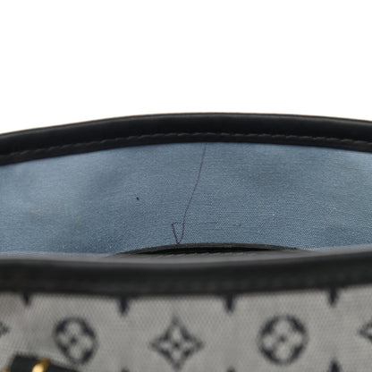 Louis Vuitton Mini Lin Monogram Bucket Bag Blue 10 of 10