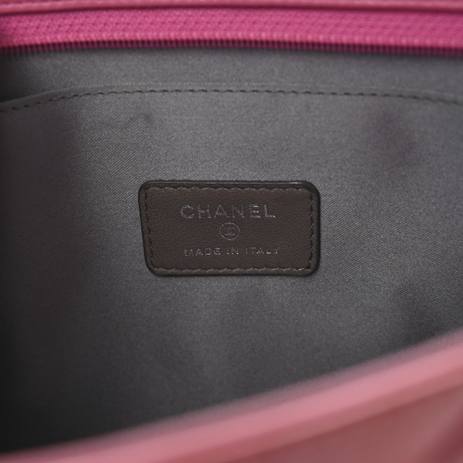 Chanel Patent Calfskin Lucky Symbols Pochette Hot Pink 6 of 10