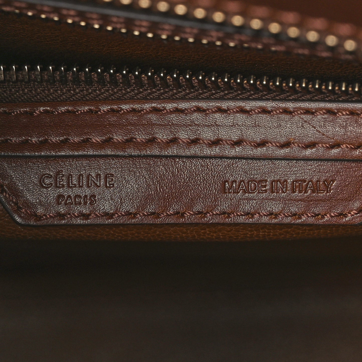 Smooth Calfskin Mini Luggage Caramel