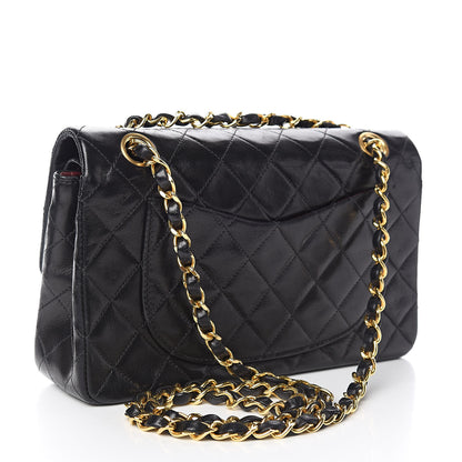 Chanel Lambskin Quilted Small Double Flap Black 3 of 13