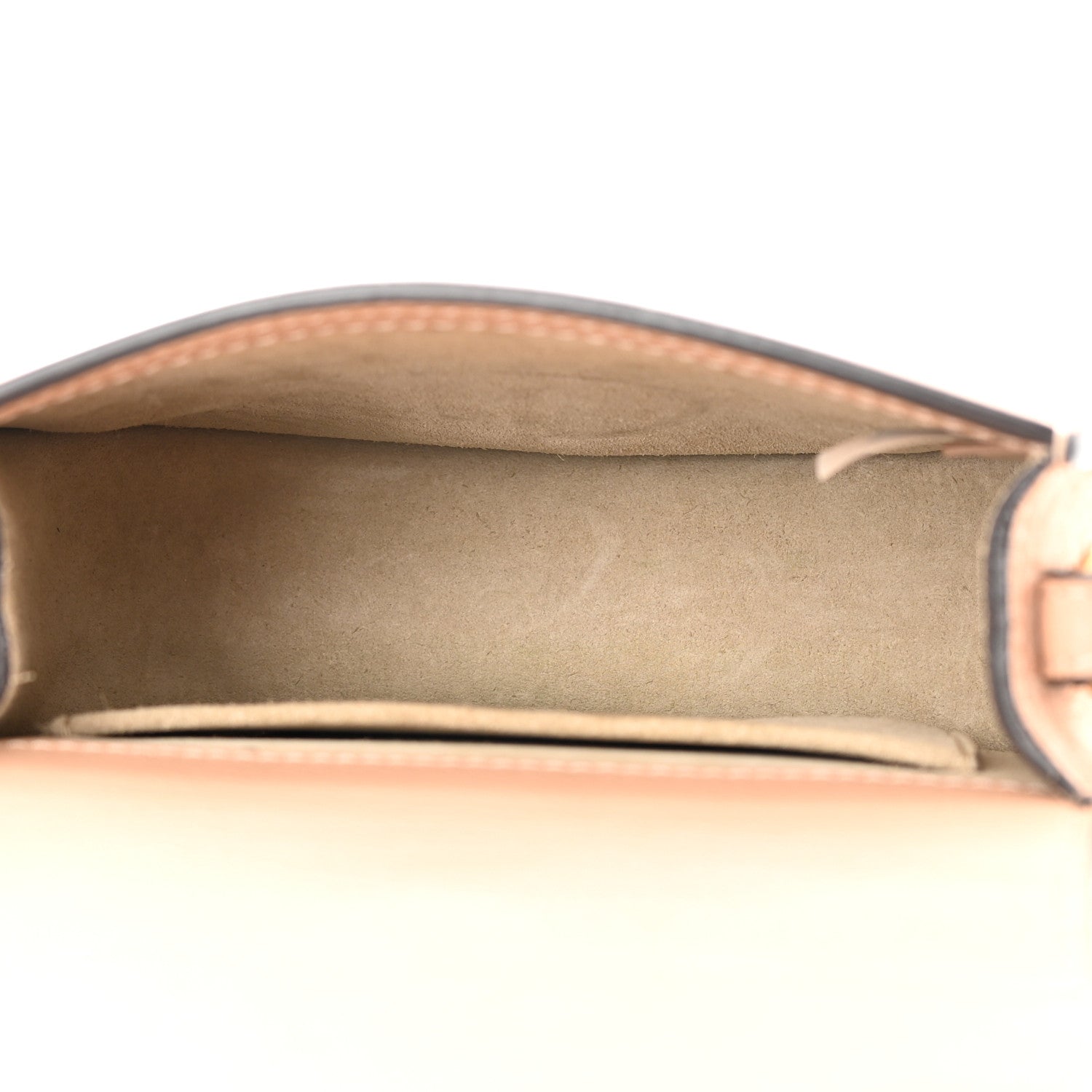 Chloe Calfskin Suede Small Nile Bracelet Bag Biscotti Beige 5 of 17