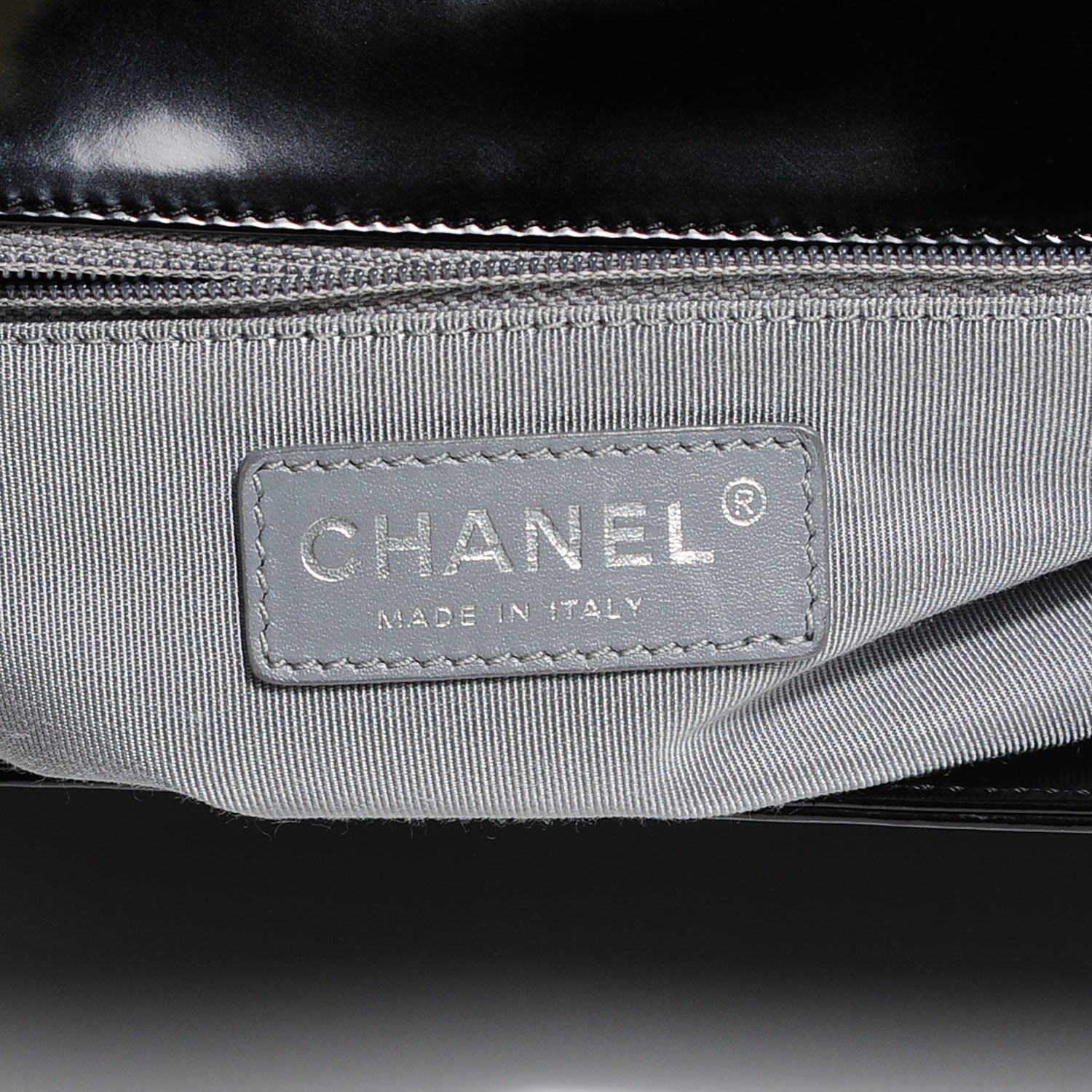 Chanel Glazed Calfskin Large Boy Flap Black 5 of 7