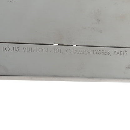 Louis Vuitton Metal Champs Elysees Card Holder Silver 6 of 7