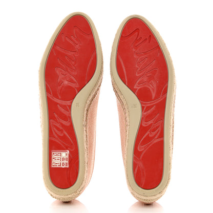 Christian Louboutin Nanou Orlato Donna Espadrilles 38 Paille Croisette 6 of 10