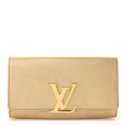 Louis Vuitton Calfskin Neo Sobe Louise EW Clutch Gold 1 of 11