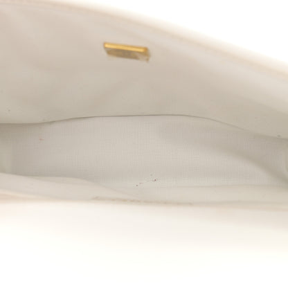 Chanel Caviar Quilted School Memory Small Top Handle Flap White 5 of 13