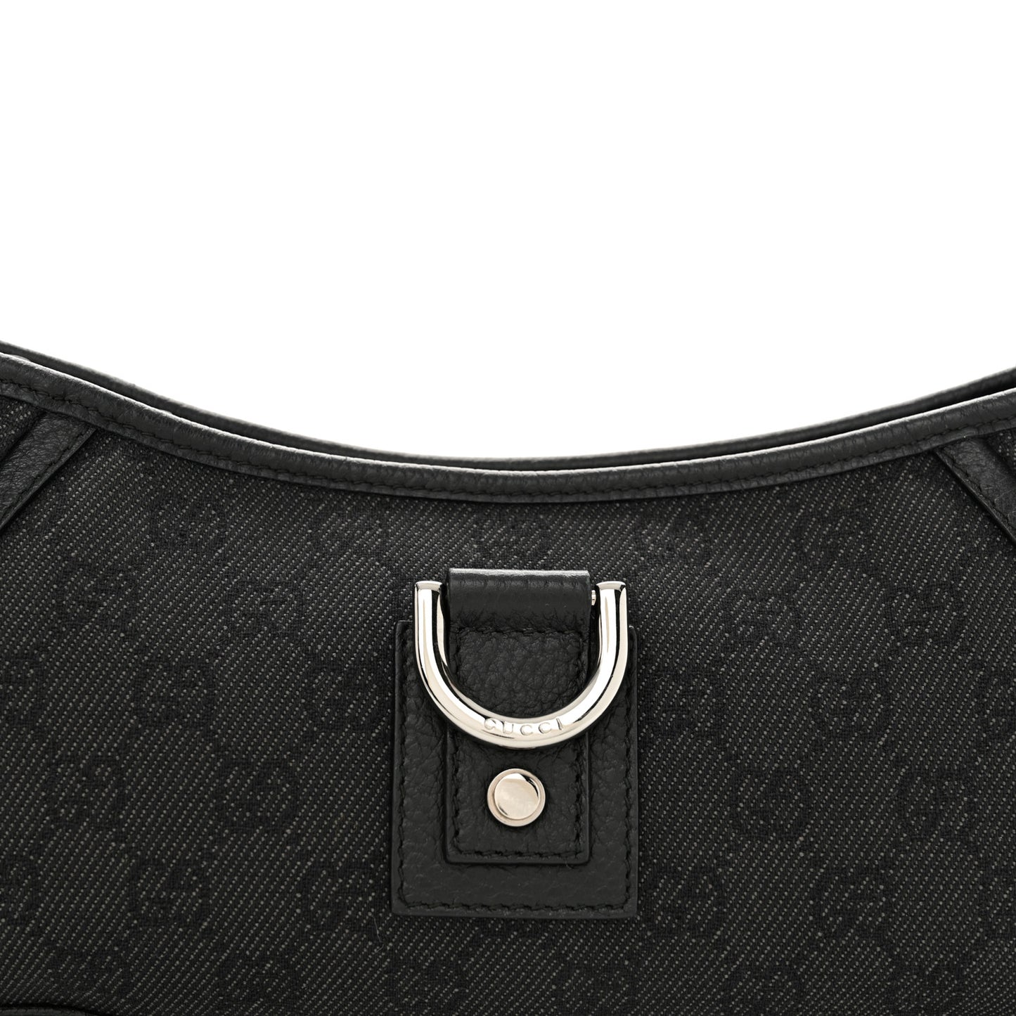 Monogram Small D Ring Hobo Black
