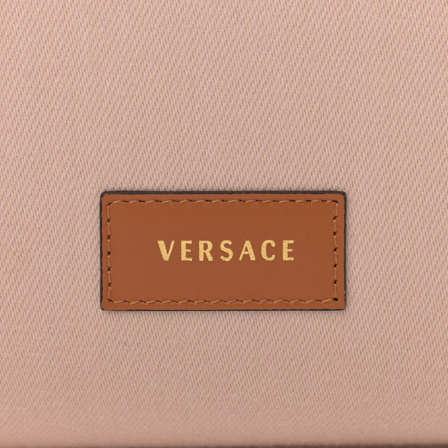 Versace Canvas Calfskin Large Medusa Pop Cabas Tote Beige 8 of 11
