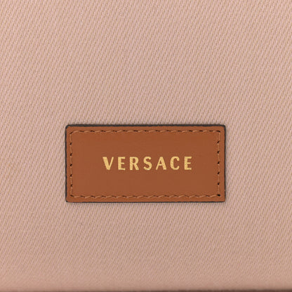 Versace Canvas Calfskin Large Medusa Pop Cabas Tote Beige 8 of 11