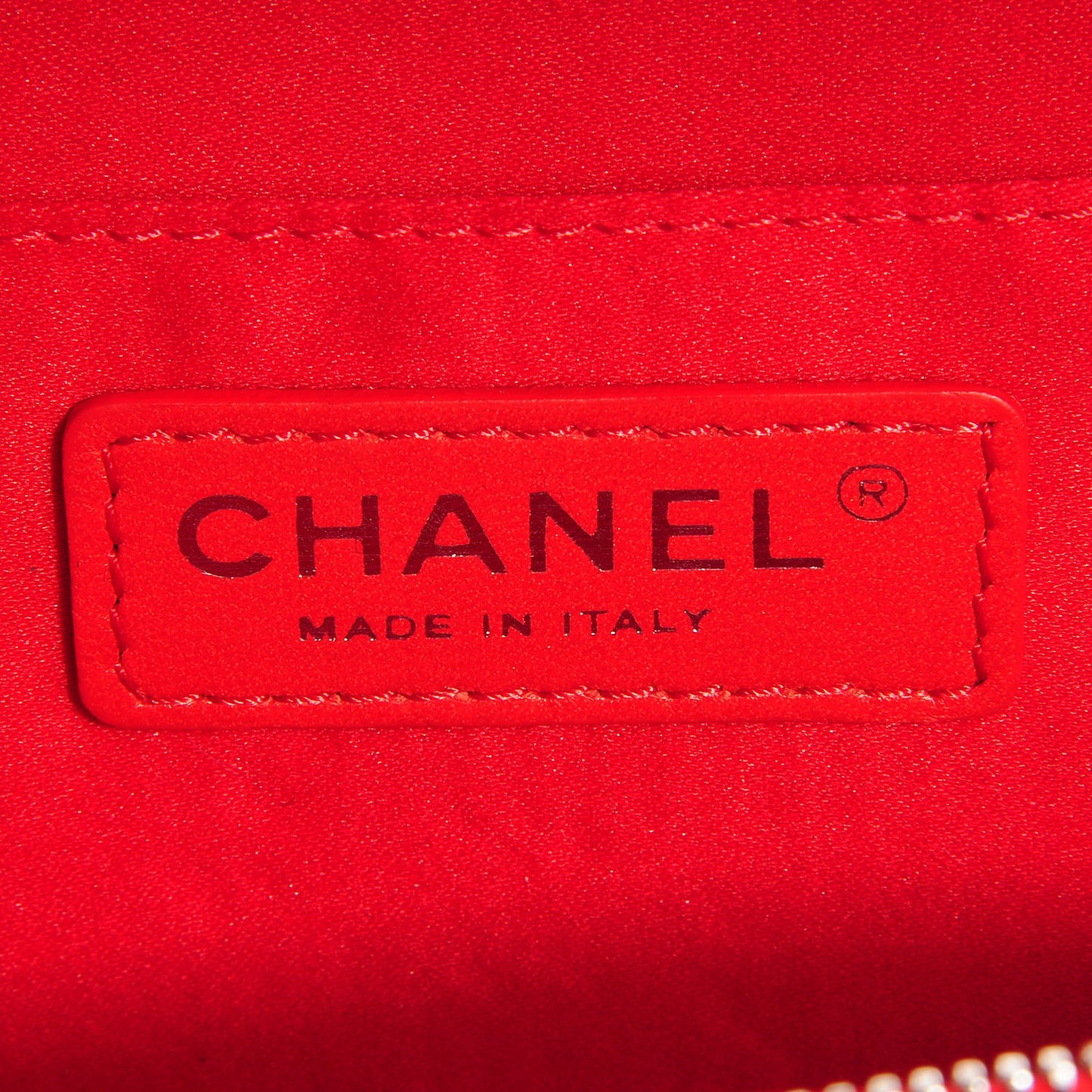 Lambskin Quilted Mini Pocket Box Red
