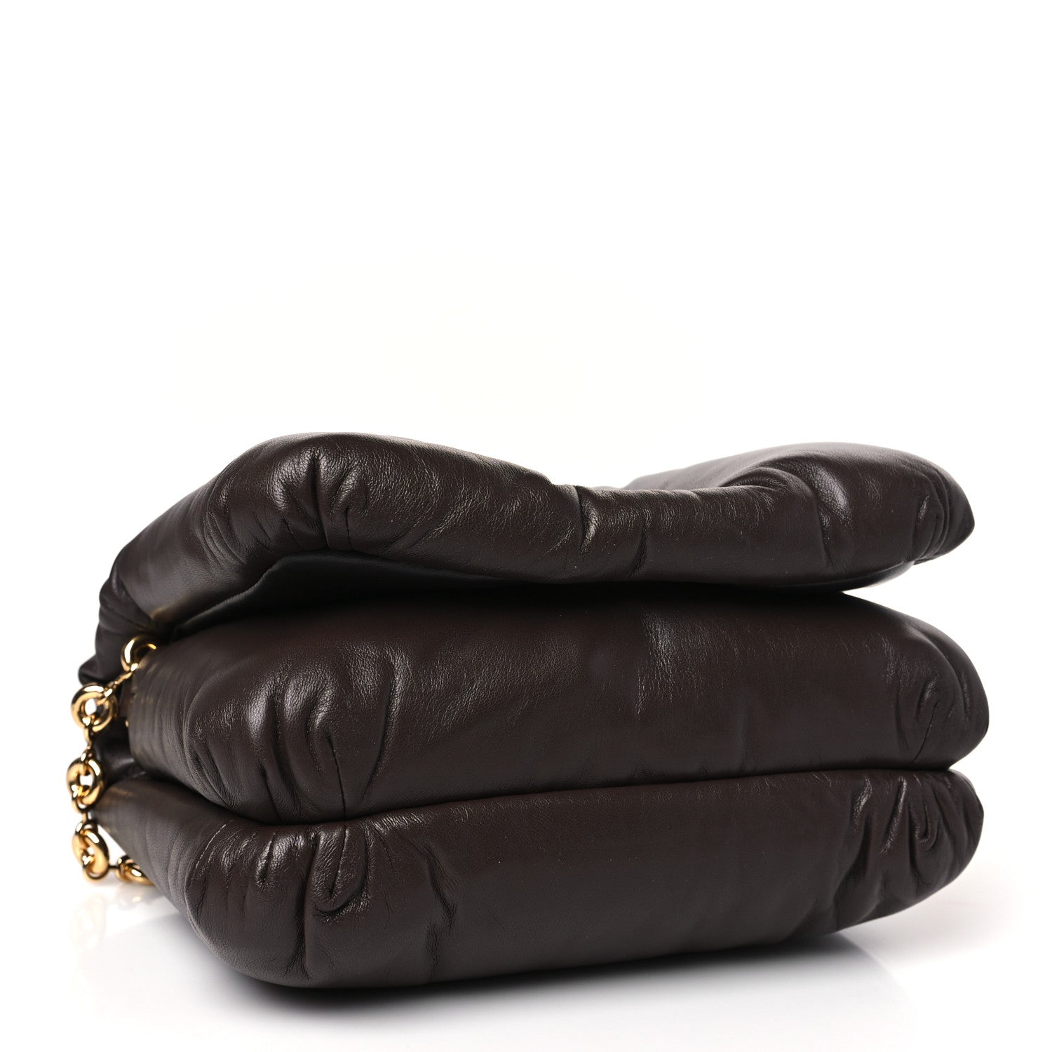 Loewe Lambskin Goya Puffer Bag Dark Chocolate 4 of 8