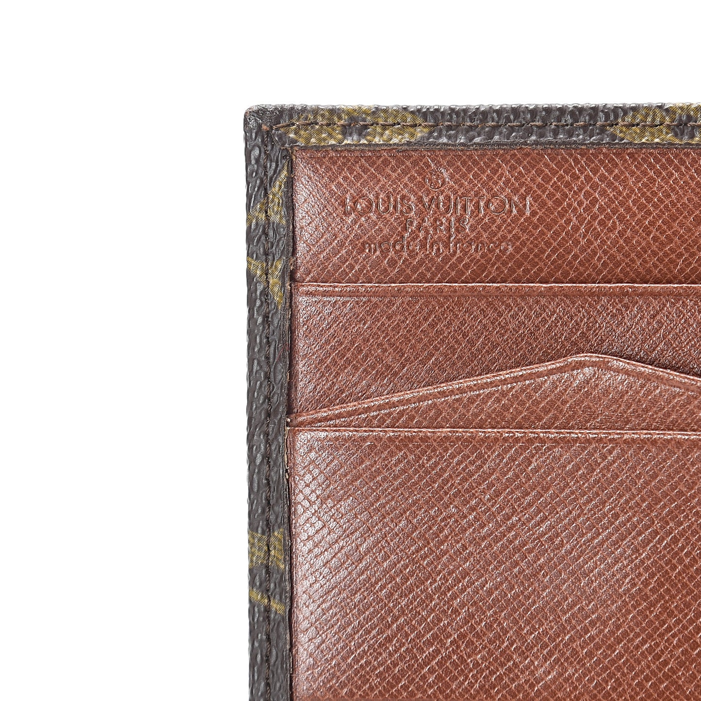 Monogram Porte-Monnaie Billets Change Bill Holder Armagnac Brown