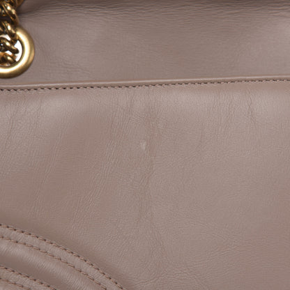 Gucci Calfskin Matelasse Medium GG Marmont Shoulder Bag Porcelain Rose 18 of 18