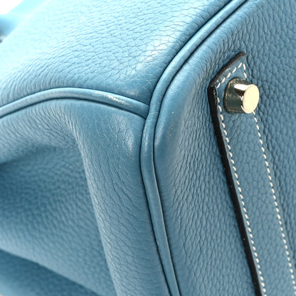 Hermes Togo Birkin 35 Blue Jean 10 of 12