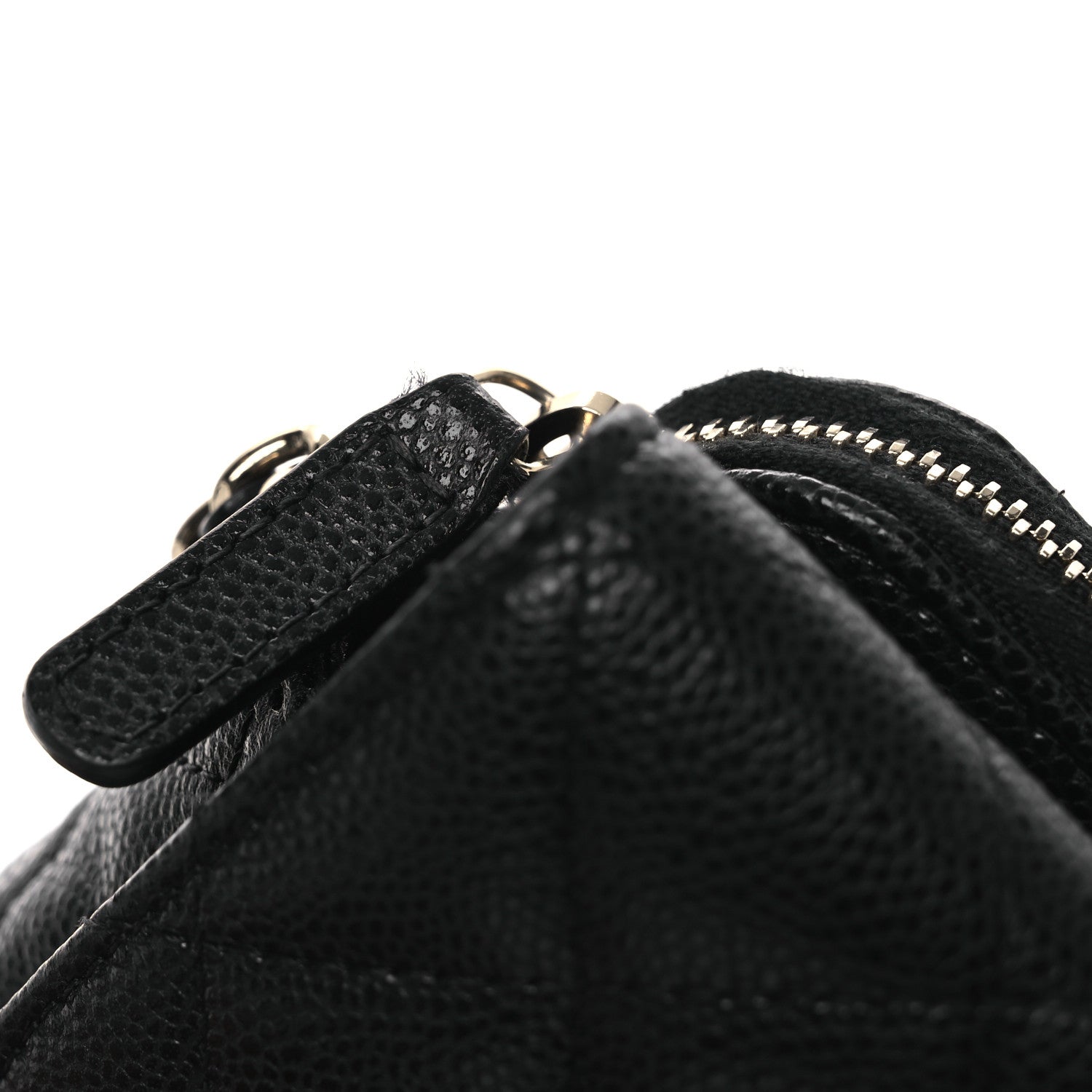 Chanel Caviar Quilted Flap Phone Holder With Chain Black 15 of 15