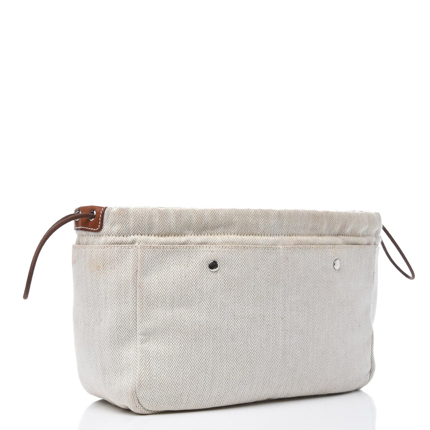 Canvas Barenia Fourbi 25 MM Pouch Naturel Fauve