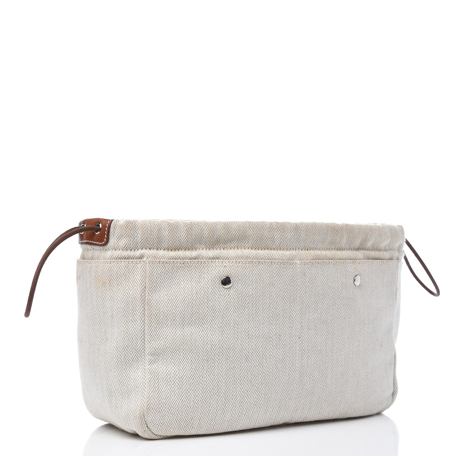 Hermes Canvas Barenia Fourbi 25 MM Pouch Naturel Fauve 3 of 15