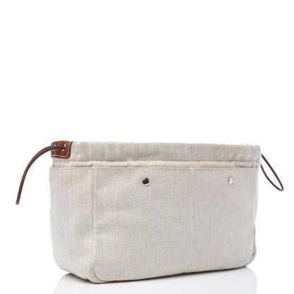 Hermes Canvas Barenia Fourbi 25 MM Pouch Naturel Fauve 3 of 15