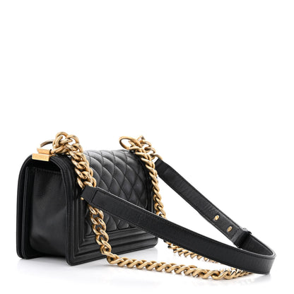 Chanel Caviar Quilted Small Boy Flap Black 3 of 14