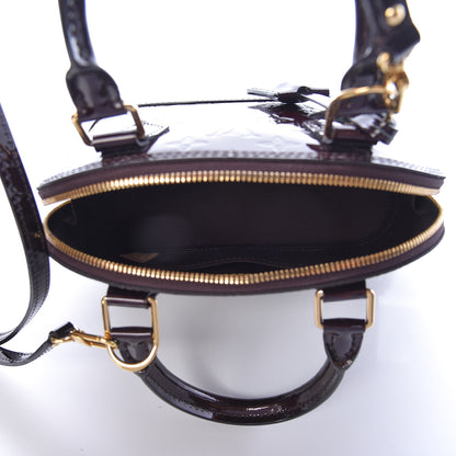 Louis Vuitton Vernis Alma BB Amarante 5 of 11