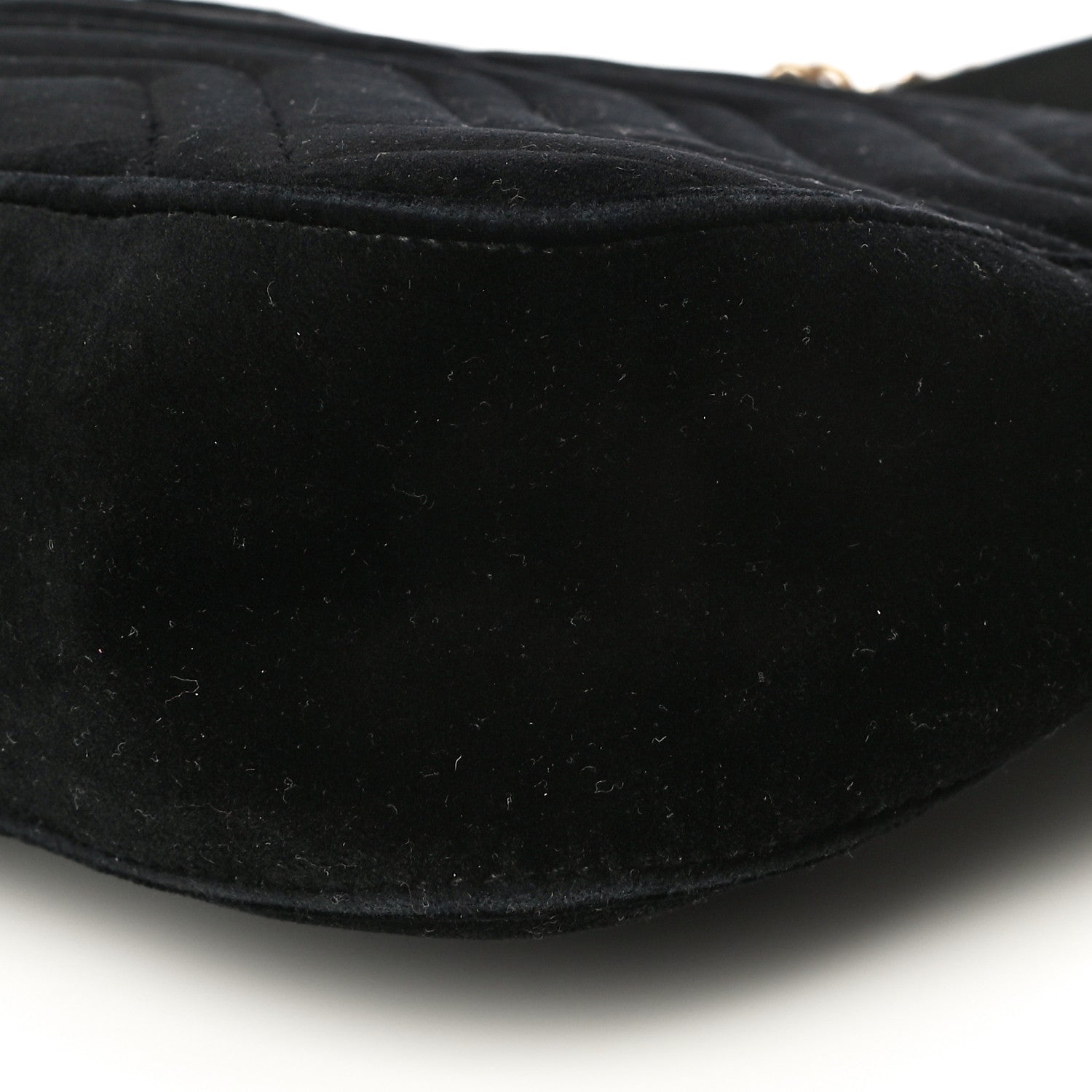 Gucci Velvet Matelasse Medium GG Marmont Shoulder Bag Black 11 of 24