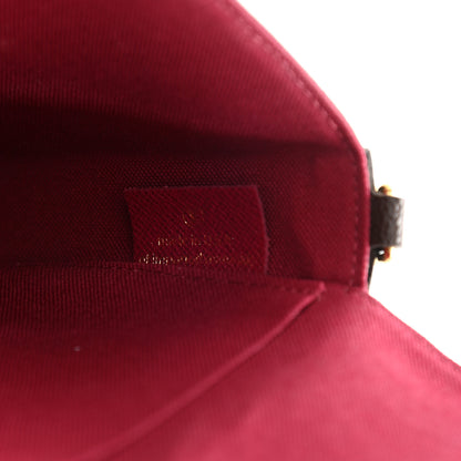 Louis Vuitton Monogram Pochette Felicie Chain Wallet Fuchsia 8 of 10