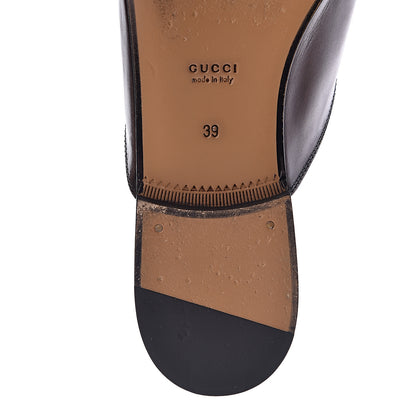 Gucci Calfskin Womens Princetown Slippers 39 Fondente Brown 12 of 15