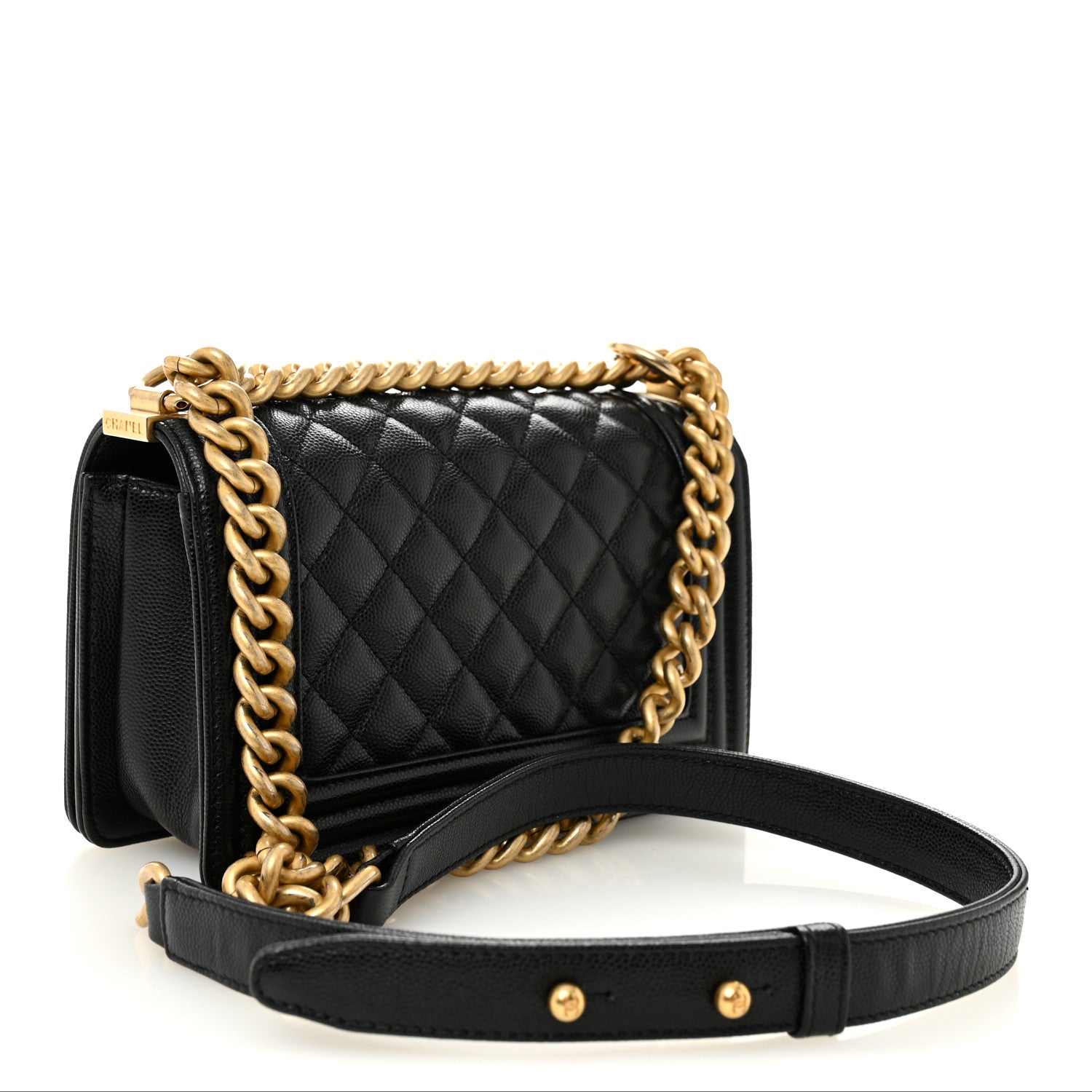 Chanel Caviar Quilted Small Boy Flap Black 3 of 10