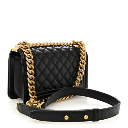 Chanel Caviar Quilted Small Boy Flap Black 3 of 10