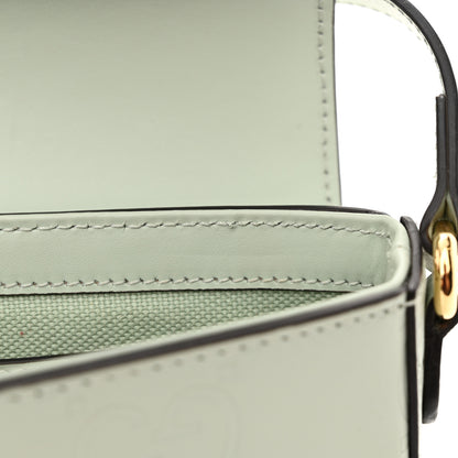 Gucci Calfskin GG Super Mini Shoulder Bag Pale Green 11 of 14