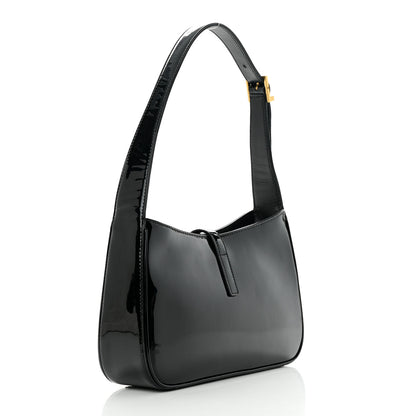 Saint Laurent Patent Le 5 A 7 Hobo Black 3 of 13