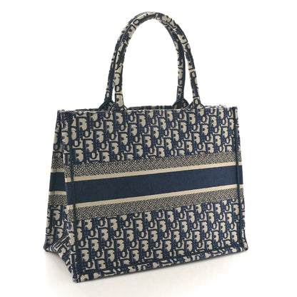 Christian Dior Oblique Medium Book Tote Blue Multicolor 2 of 11