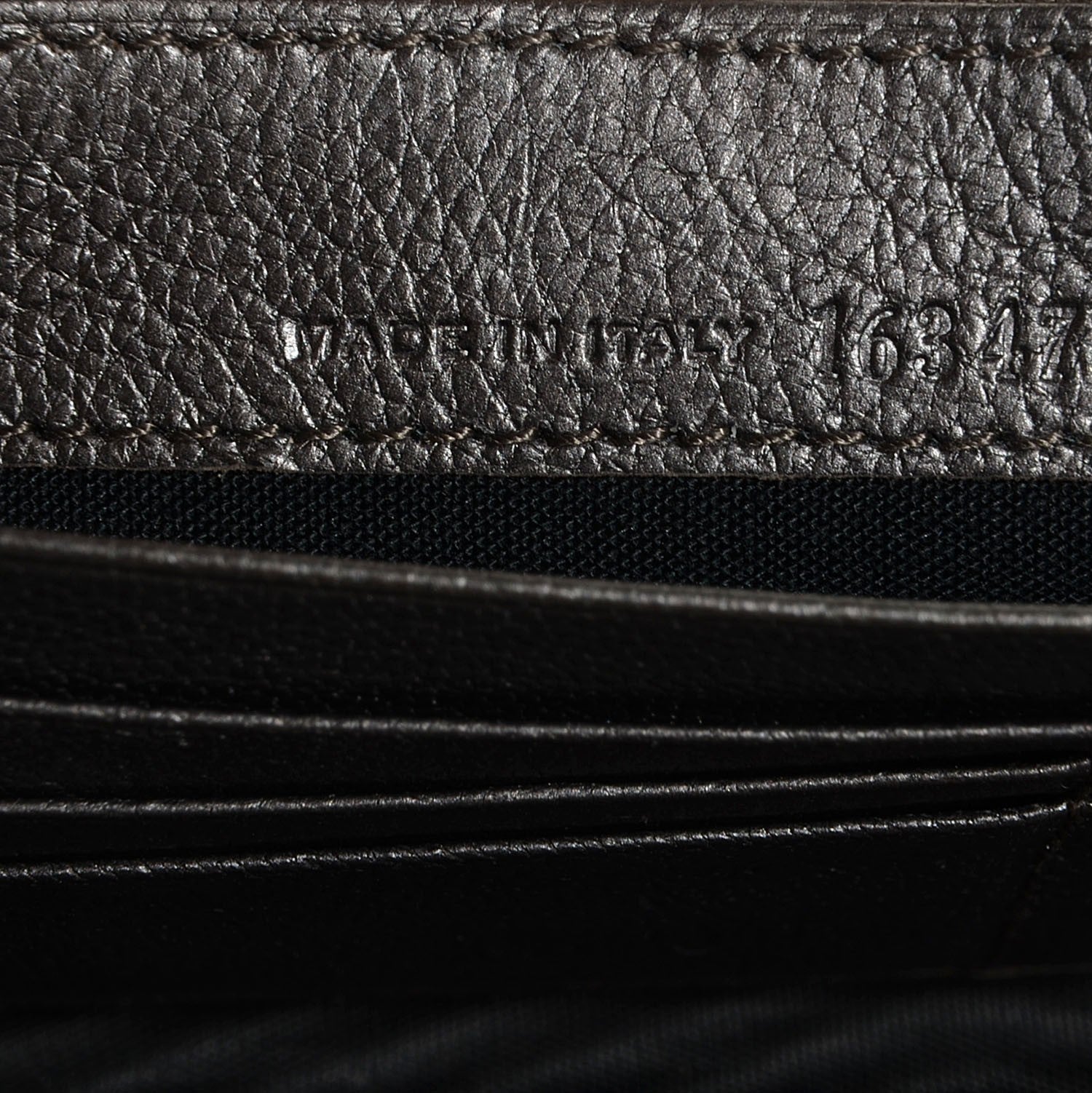 Balenciaga Agneau Classic Gold Hardware Pearly Money Wallet Bronze 8 of 12