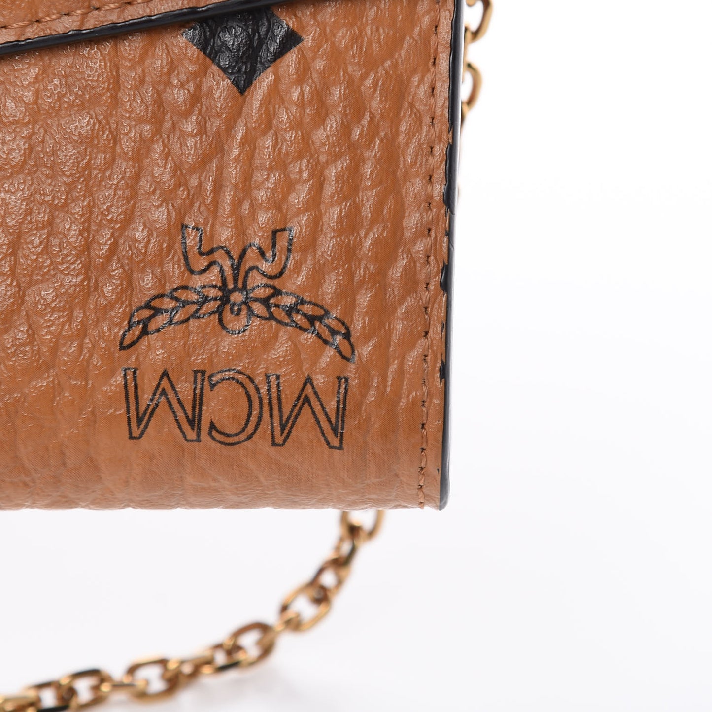 Visetos Large Patricia Wallet On Chain Cognac
