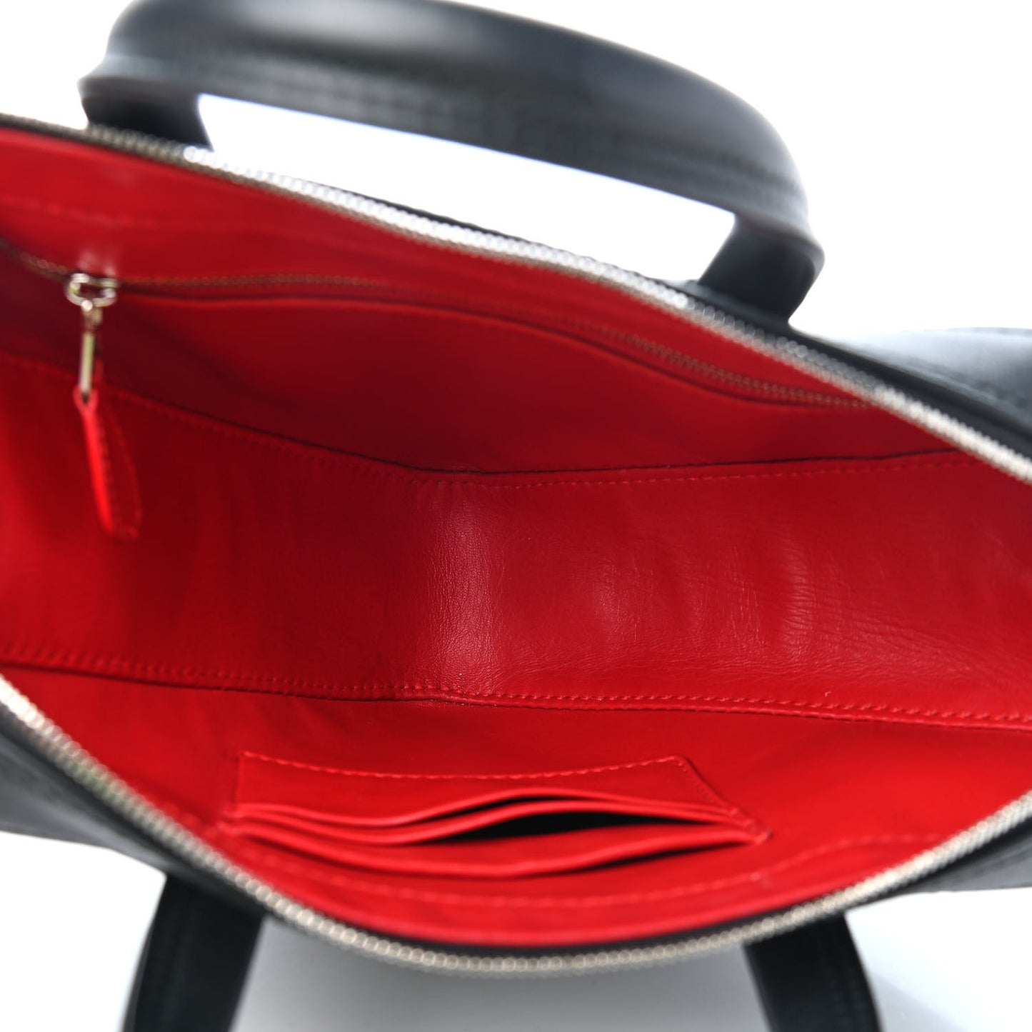 Calfskin XS Triangle Duffle Black