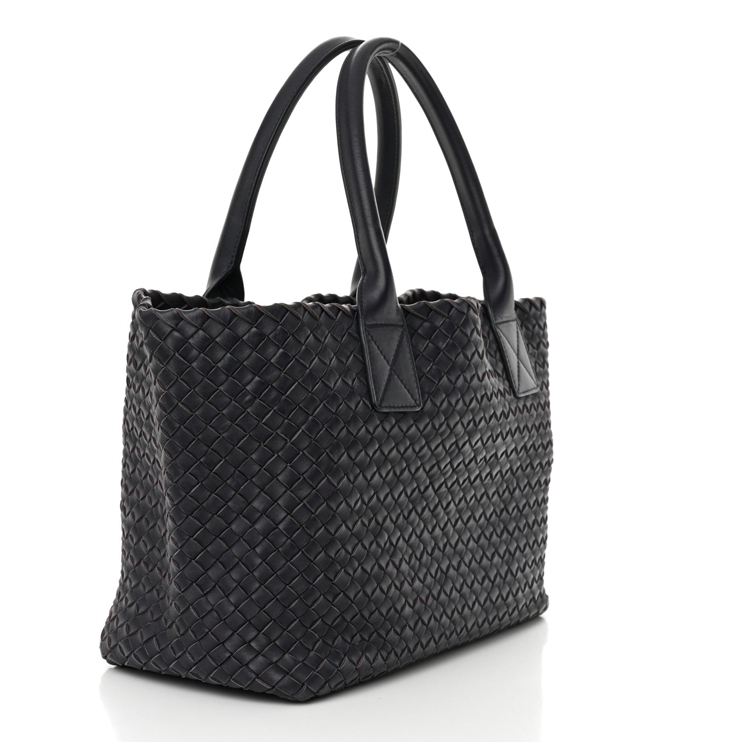 Bottega Veneta Nappa Intrecciato Small Cabat Dark Purple 4 of 11