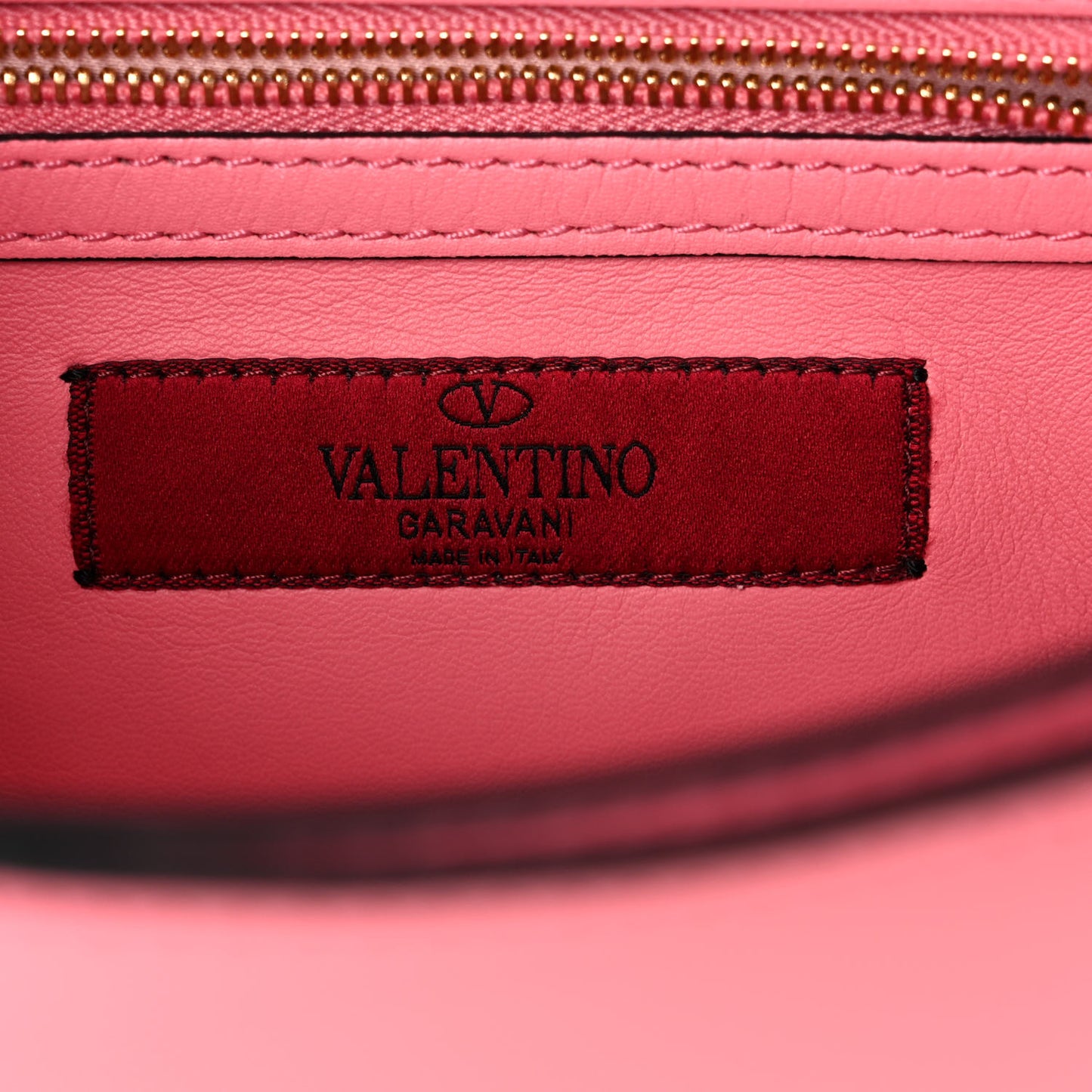 Vitello Chain Flap Bag Paradise Rose
