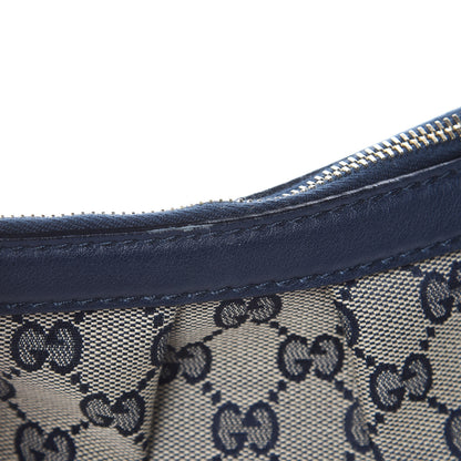 Gucci Monogram Medium Sukey Hobo Navy 13 of 13