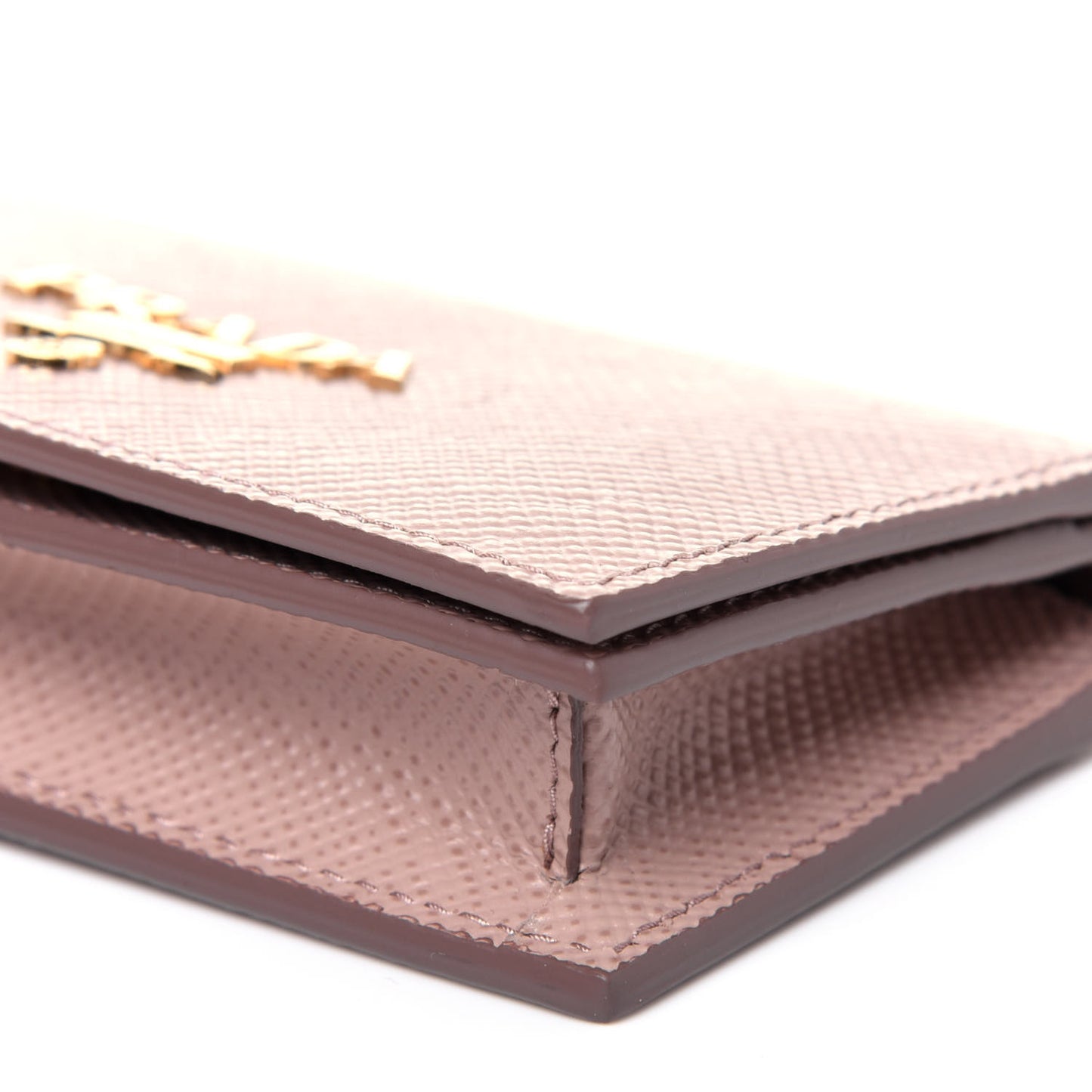 Saffiano Metal Business Card Holder Cipria